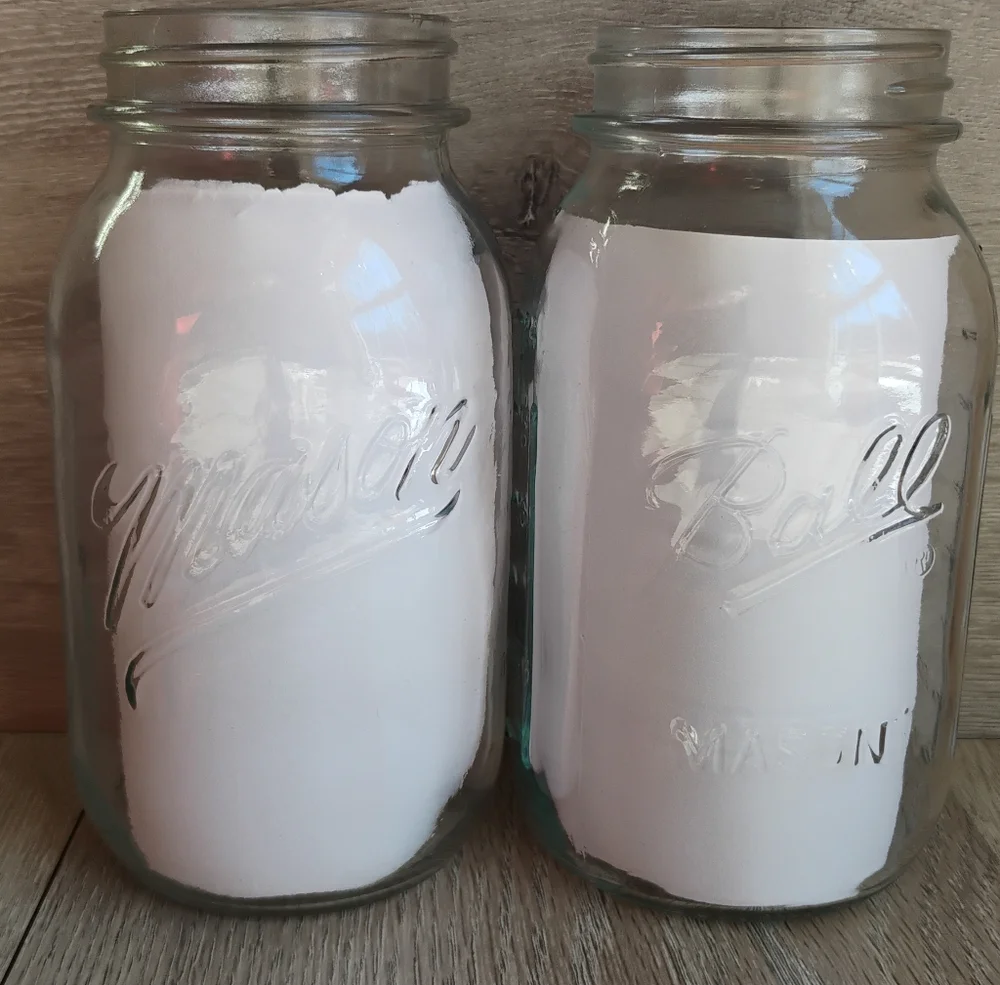 Vintage Mason Quarts Clear Glass Jars Bicentennial Celebration 1976 Liberty Bell
